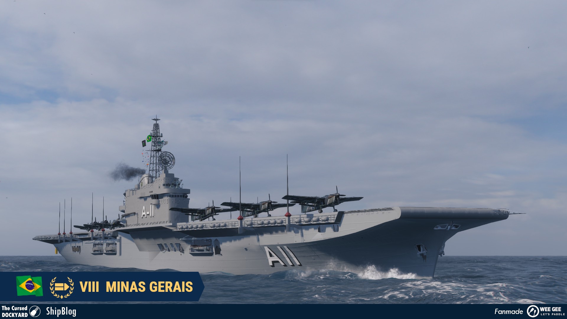 Brazilian Aircraft Carrier Minas Gerais